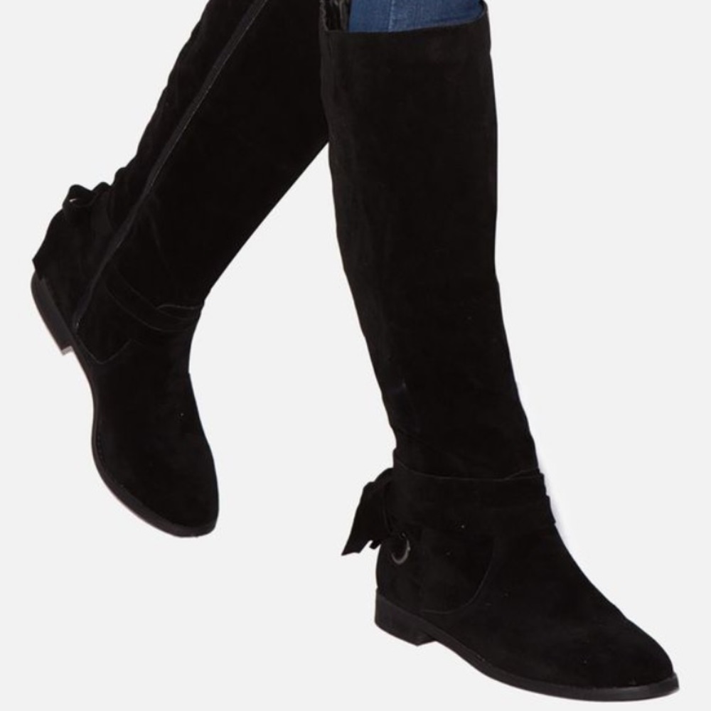 JustFab Brand New Black Boots (size 8)
